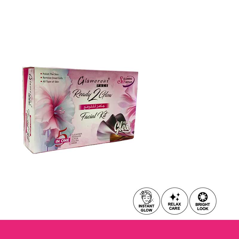 Glamorous Face 5 In 1 Ready 2 Glow Facial Kit