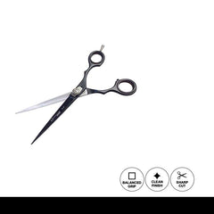 Glamorous Face Professional Hair Cutting Scissor, Hair Shears 6.5 inch Black Color.