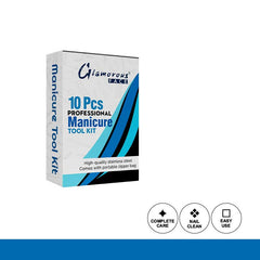 Glamorous Face 10 Pieces Professional Manicure Tool Kit