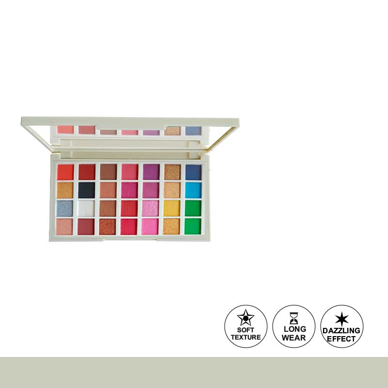 Glamorous Face 28 Color Makhmali & Matte  Eyeshadow Palette