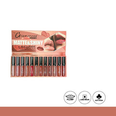 Glamorous Face 12 In 1 Lip Gloss Set