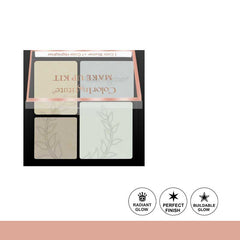 Color Institute 4 Color Highlighter Makeup Kit –long lasting