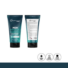 Glamorous Face Men Face Wash Turbo Boost Charcoal 3-in-1