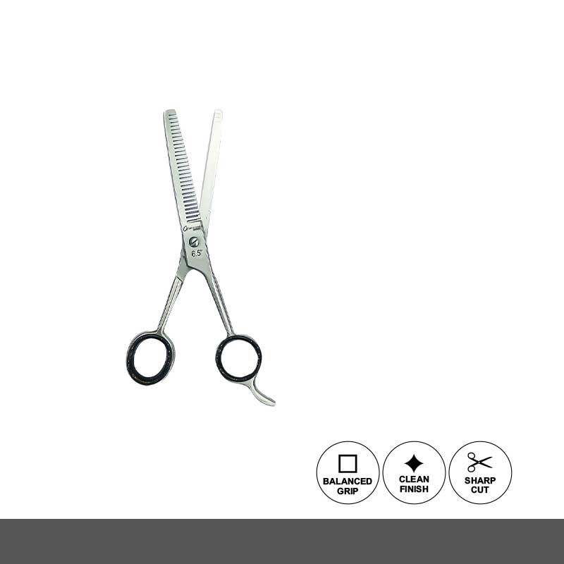 Glamorous Face Thinning Razor Scissor Silver 16