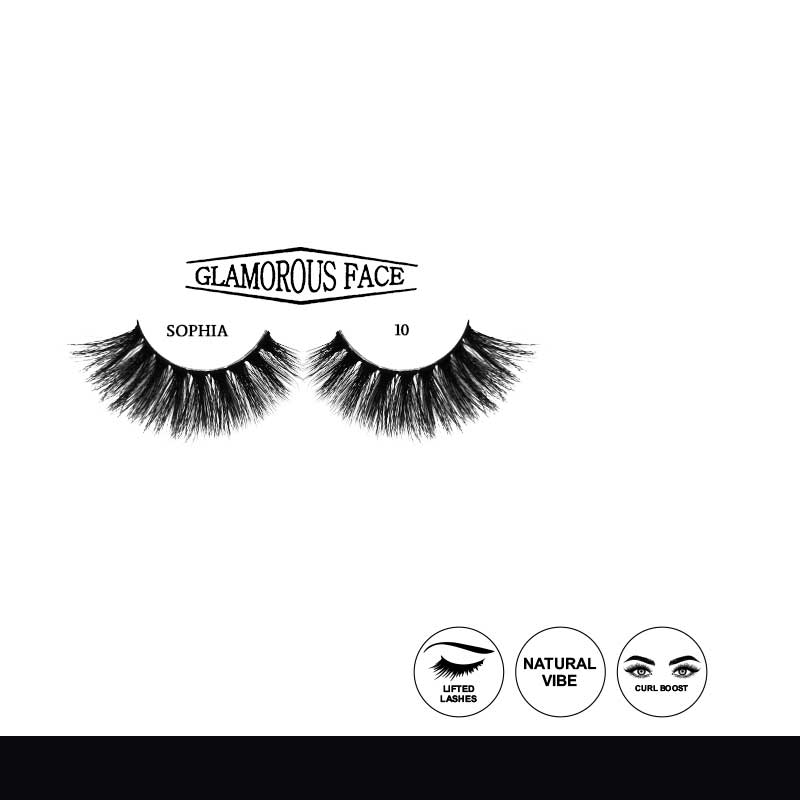 Glamorous Face Faux Mink 3D Eyelashes (14 Styles)