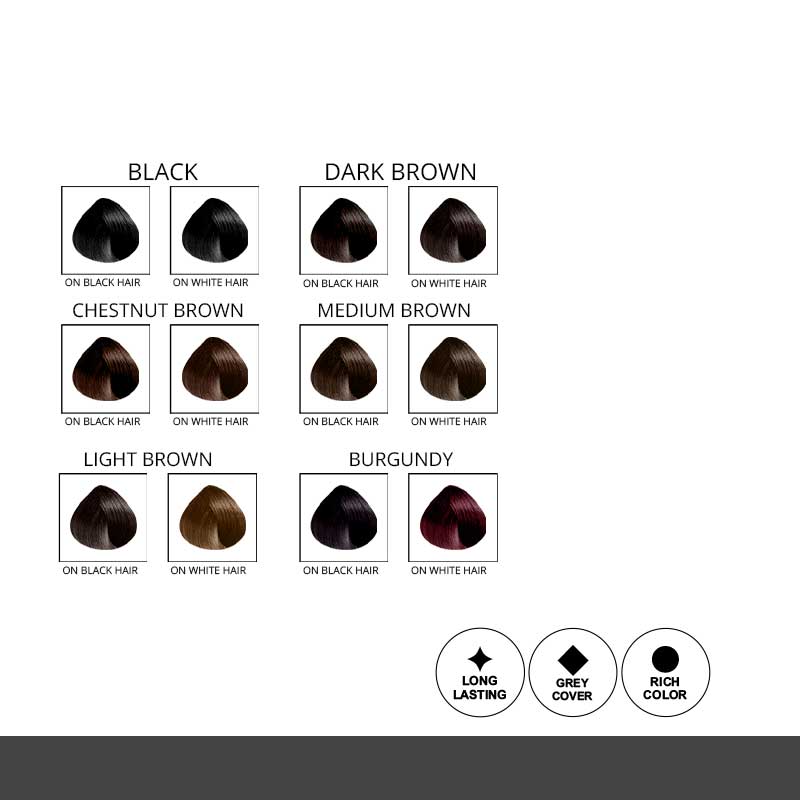 Glamorous Face Hair Color Cream Perfect Gray Coverage