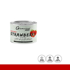 Glamorous Face Soft Wax 400g Strawberry  For Dry Skin