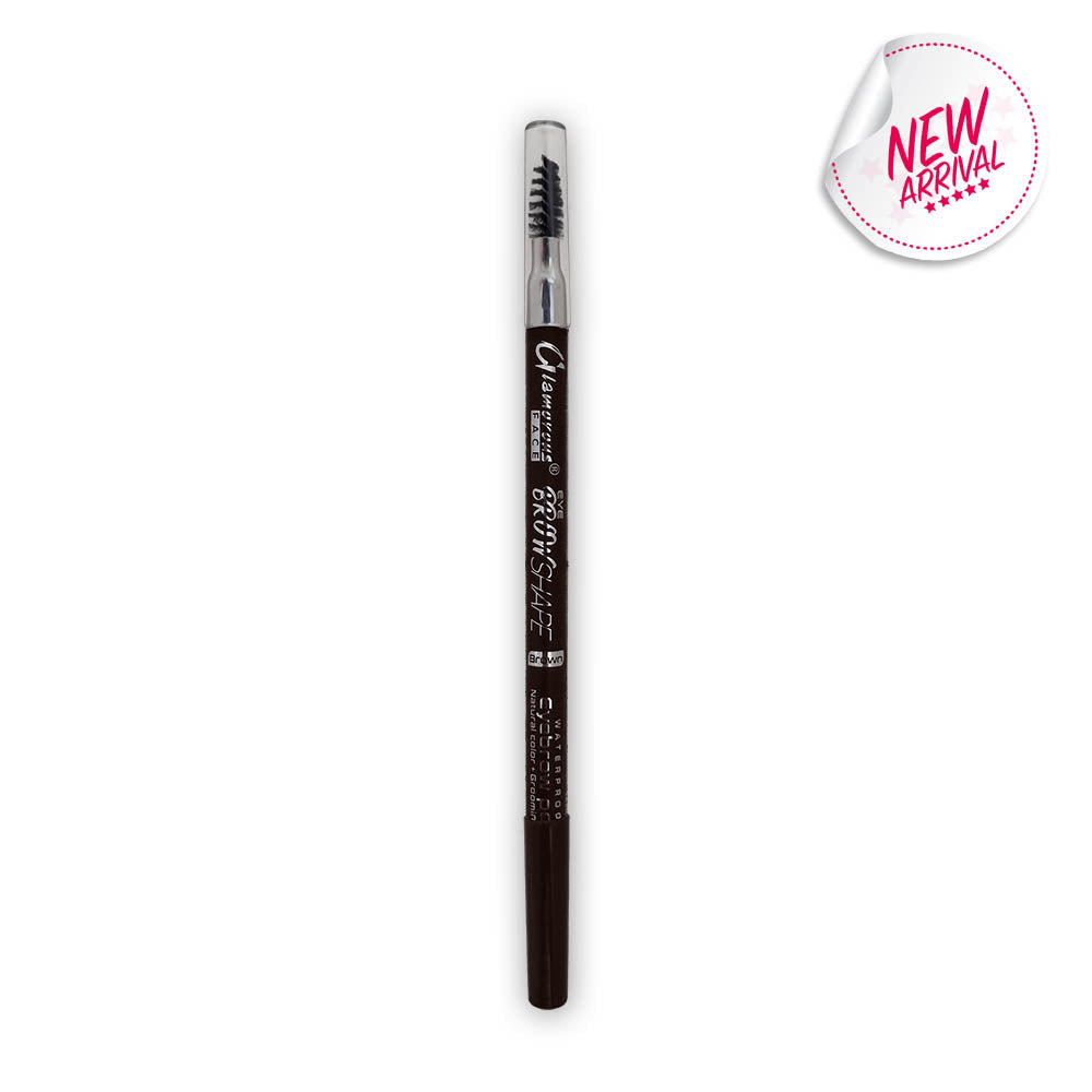 Glamorous Face Waterproof Eyebrow Pencil With Brush (2 Shades)