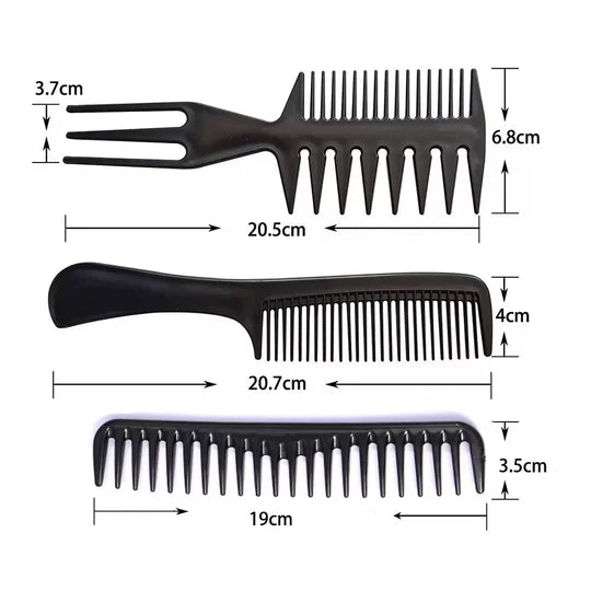 Pack Of 10 Piece Professional Hair Styling Comb Set. (240)