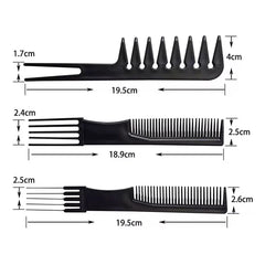 Pack Of 10 Piece Professional Hair Styling Comb Set. (240)