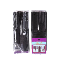 Pack Of 10 Piece Professional Hair Styling Comb Set. (240)
