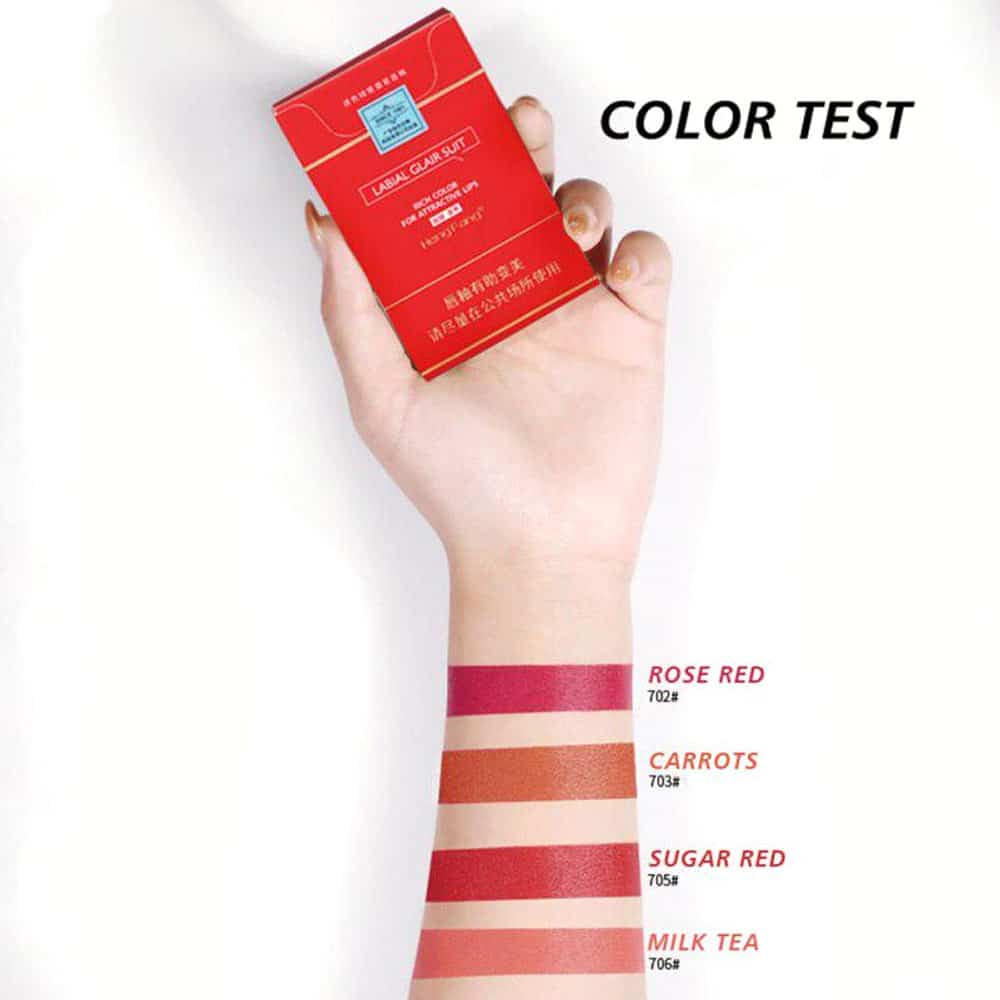 (1301) HengFang 4 in1 Lipgloss Rich Color For Attractive