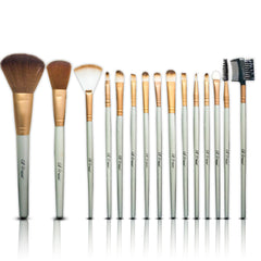 Glamorous Face 15 Piece Leather Brush set | affordable brush set