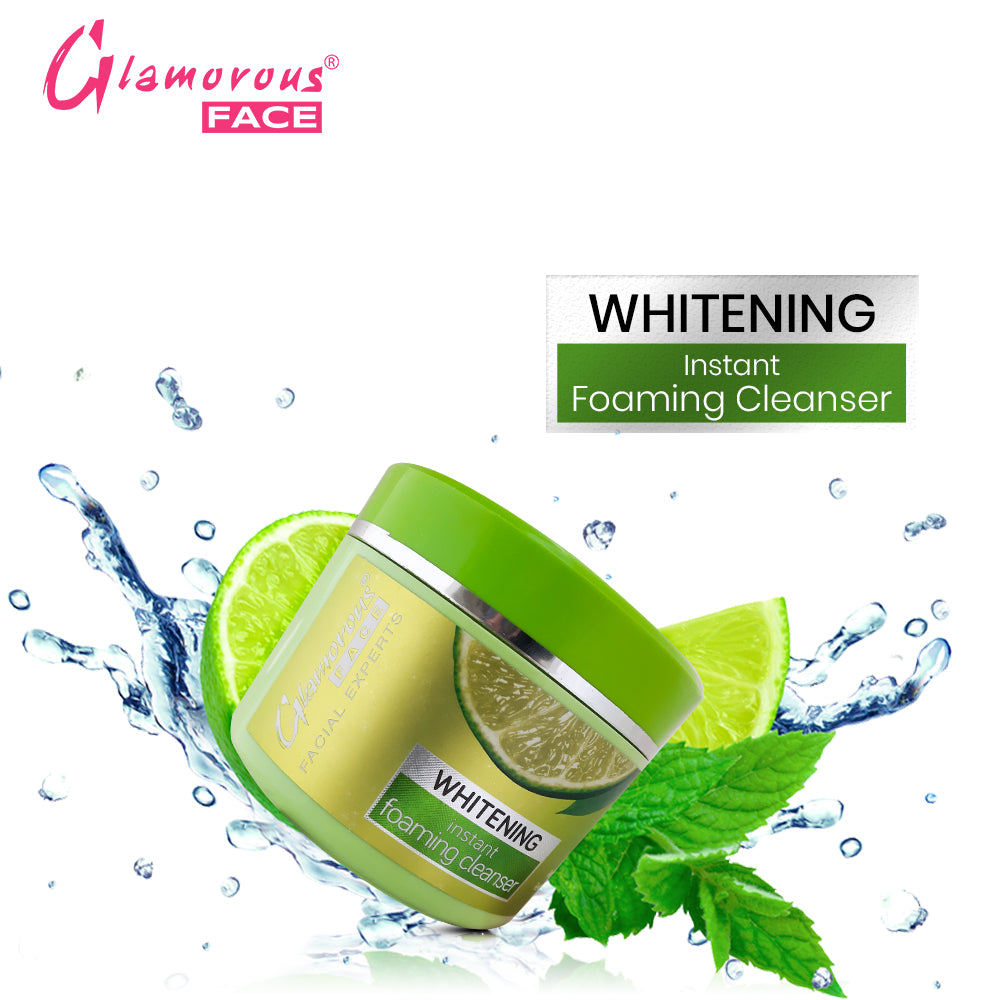 Glamorous Face Whitening Instant Foaming Cleanser (JAR 500ML)