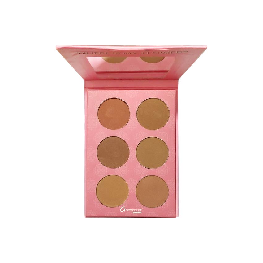 Glamorous Face 6 Color Powder Contour Kit.
