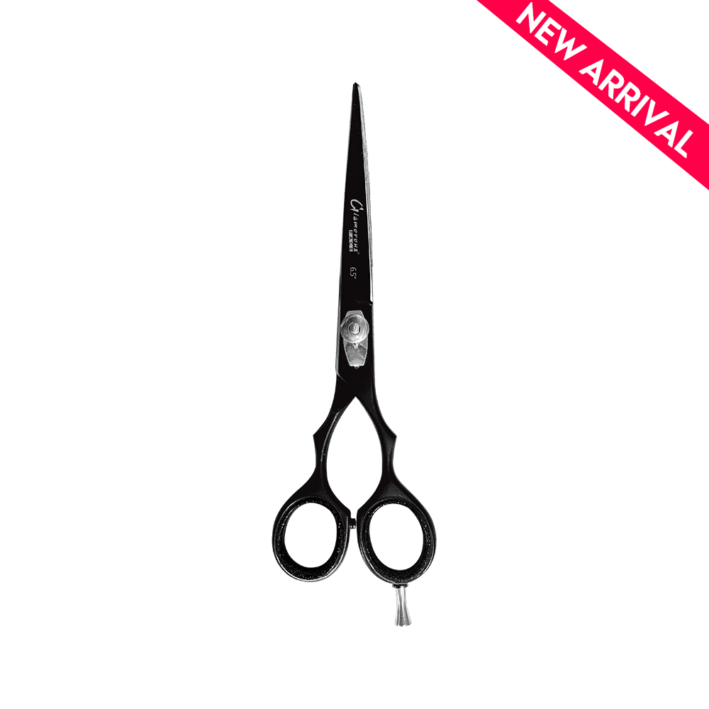 Glamorous Face Professional Hair Cutting Scissor, Hair Shears 6.5 inch Black Color.